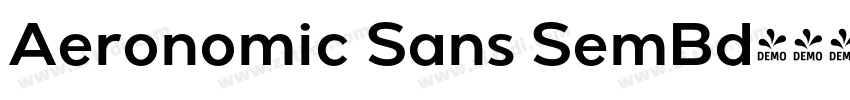 Aeronomic Sans SemBd字体转换